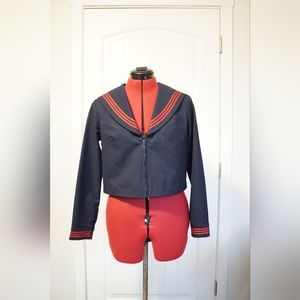 Cropped sailor jacket